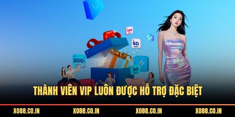 Thành viên vip luôn được hỗ trợ đặc biệt